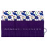 della Q Crochet Roll - 168-2 - Fabric Print Collection - Coffee and Yarn Purple Accessories photo