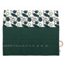 della Q Double Point Roll - 158-1  - Fabric Print Collection - Coffee and Yarn Green