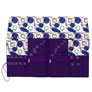 della Q DPN + Circular Case - 1136-1  - Fabric Print Collection - Coffee and Yarn Purple