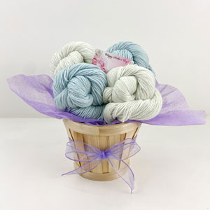 Jimmy Beans Wool Glimmer Bouquet - Soft Snow & Chilly Day