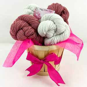Jimmy Beans Wool Glimmer Bouquet kits Soft Snow & Toasty