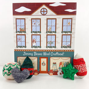 Jimmy Beans Wool Craftvent Calendar kits 2023 - Festive Delights