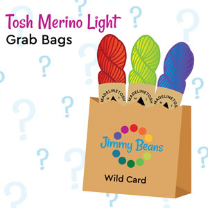 Madelinetosh 3 Skein Grab Bags kits Tosh Merino Light - Wild Cards