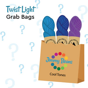 Madelinetosh 3 Skein Grab Bags kits Twist Light - Cools
