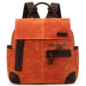 della Q Maker's Midi Backpack  - Orange