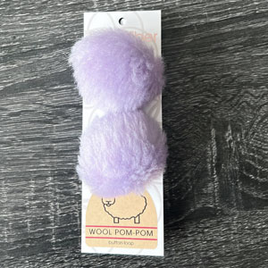 Ikigai Fiber Wool Pom Poms - Lavender Wool Pom 6cm
