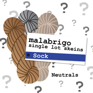Single Lot Sock Skeins - Neutrals by Malabrigo