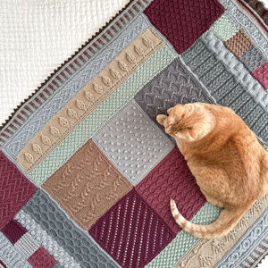 Jimmy Beans Wool 2024 Knit Blanket Club Kits - *Monthly* Auto Renew - Berroco Comfort - Romantic