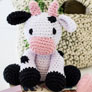 Hoooked Plush Crochet Toys  - Cow Kirby