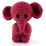 Hoooked Plush Crochet Toys - Elephant - Punch (pink) Accessories photo