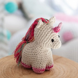 Hoooked Plush Crochet Toys - Unicorn Nora