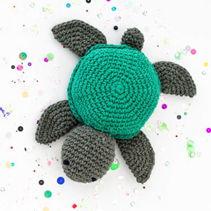 Hoooked Plush Crochet Toys - Turtle Jake