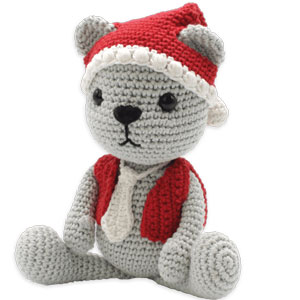 Plush Toys - Winter Bear (Crochet) by Hardicraft