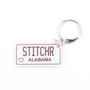 Jimmy Beans Wool State Stitch Markers - Alabama