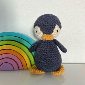 Hoooked Plush Crochet Toys - Penguin Frosty