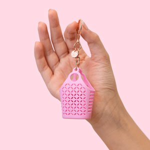 Itty Bitty Bag Charm - Atomic Bubblegum Pink by Sun Jellies