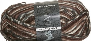 Lana Grossa Meilenweit Sock Yarn - 3080 Browns (Discontinued)
