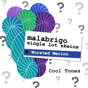 Malabrigo Single Lot Worsted Merino Color Packs Kits - Cools photo