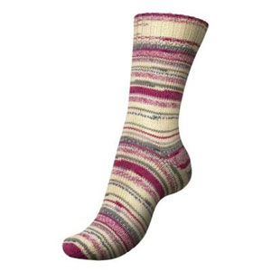 Regia 4-Ply Color - 3794 - Berry and Grey (Funky Stripes)