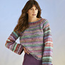 Sirdar Jewelspun Pattern - 10702 Jewelspun with Wool Whirlpool Sweater - PDF DOWNLOAD