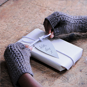 The Fibre Co. Cable Wristwarmers - Road to China Light Kit - Hats and Gloves