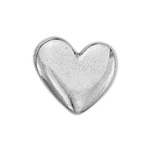 Danforth Pewter Buttons - Large Heart - 11/16"
