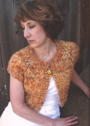 Knitting Pure and Simple Women's Cardigan Patterns - 0286 - Bulky Shrug Pattern