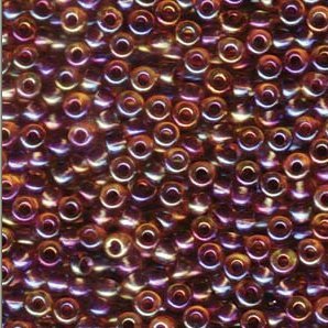Miyuki Beads Size 6/0 - 20g Tube - 9342 - Berry Lined Lt Topaz - 100g bag