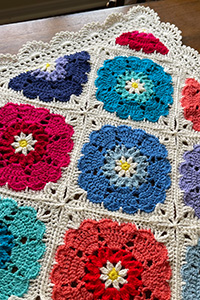Scheepjes Hearts In Bloom Blanket Kit - Crochet for Home