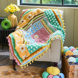 Hayfield Blossoms & Buds Blanket Kits