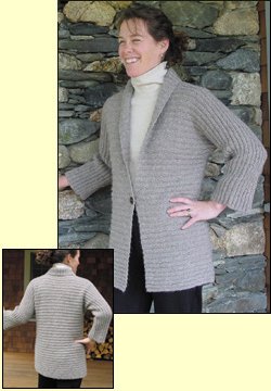 Dovetail Designs Knitting and Crochet Patterns - zKimono Cardigan Pattern