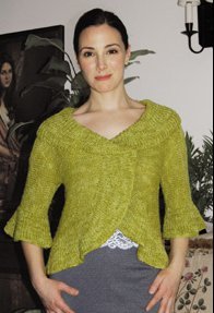 Dovetail Designs Knitting and Crochet Patterns - Saratoga Shrug Pattern