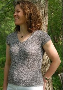 Dovetail Designs Knitting and Crochet Patterns - Cap Sleeve Sweater Pattern