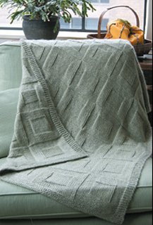 Dovetail Designs Knitting and Crochet Patterns - Reversible Afghan Pattern