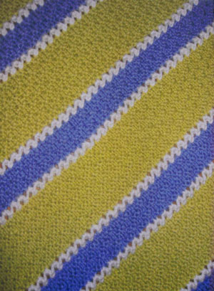Muench Yarn Patterns - My Family Tricolor Baby Blanket Pattern