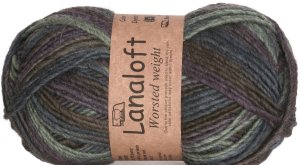 Brown Sheep Lanaloft Worsted Handpaint Yarn - 111 Purple Iris