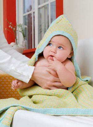 Blue Sky Fibers Adult Clothing Patterns - Hooded Baby Blanket Pattern