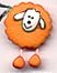 Noble Kinderbutton Sheep on a String Buttons