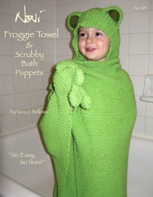 Noni Patterns - Froggie Towel & Scrubby Pattern