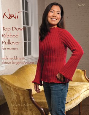 Noni Patterns - zTop Down Ribbed Pullover Pattern