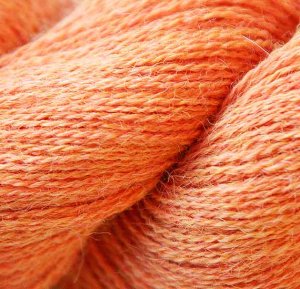 Misti Alpaca Lace Yarn - CA02 Tangerine Melange