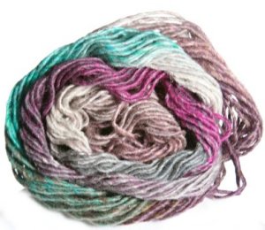 Noro Silk Garden Yarn - z307 Natural, Purple, Teal, Yellow (Discontinued)