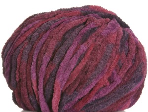 Lana Grossa Velluto Yarn - 07 Cranberry and Purple