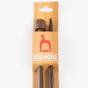 Pony Rosewood Straight Needles