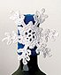 Lantern Moon Wine Toppers - Blue Snowflake