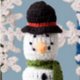 Lantern Moon Wine Toppers Accessories - Snowman