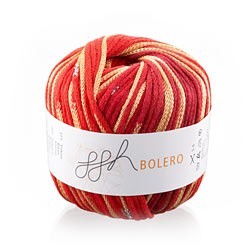 GGH Bolero Yarn - 1 Red-Orange Multi