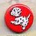 Noble Kinderbutton Dalmation Buttons - 767 - Red