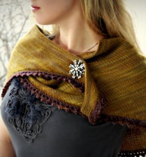 Never Not Knitting Patterns - Cosette Wrap Pattern