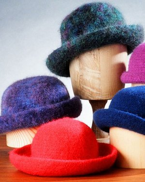 Fiber Trends Pattern Patterns - Crocheted Felt Hat Pattern